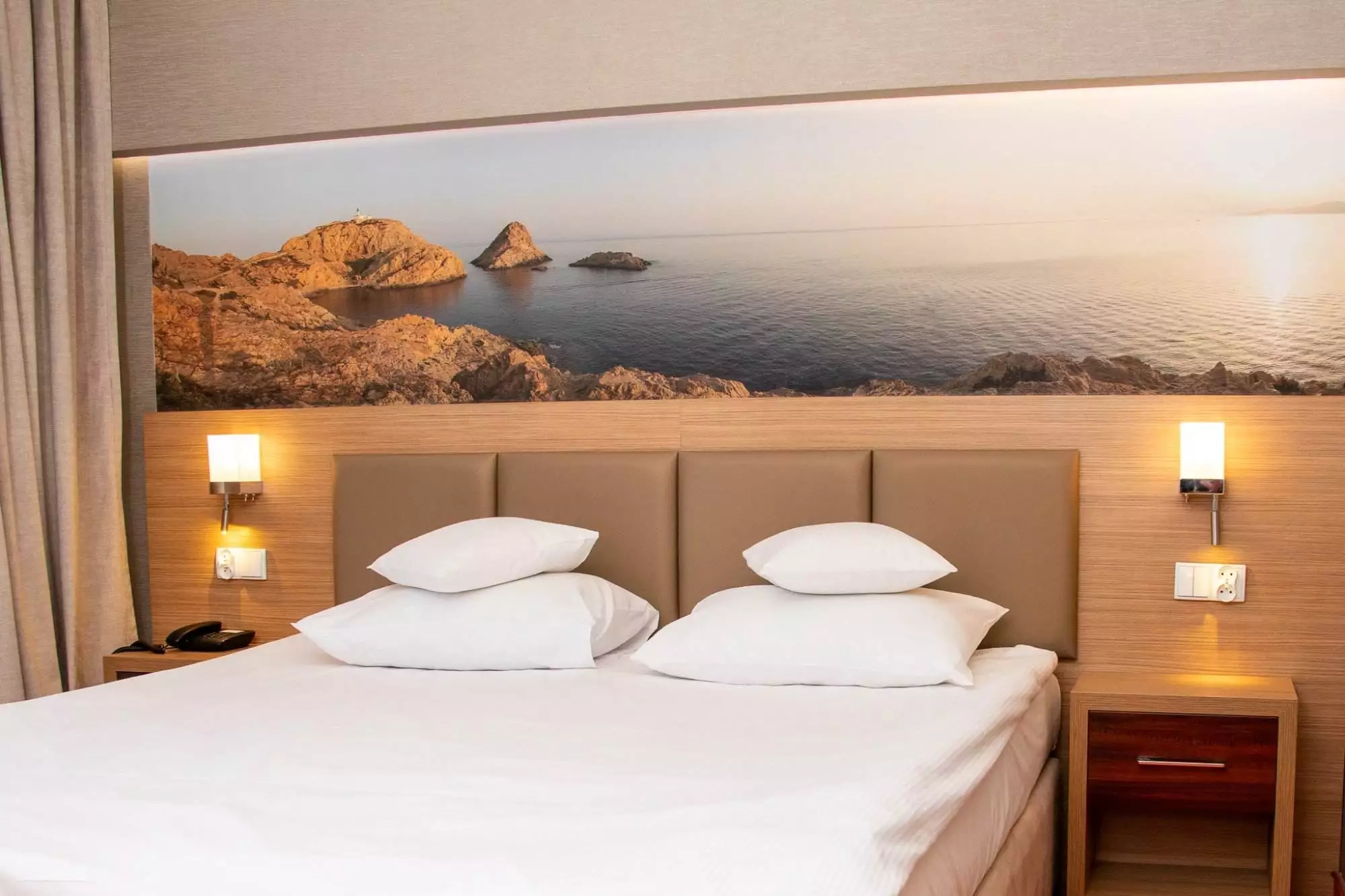 Łóżko w apartamencie